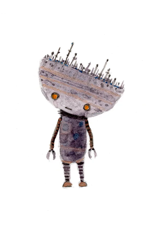 Cliff, watercolor creature