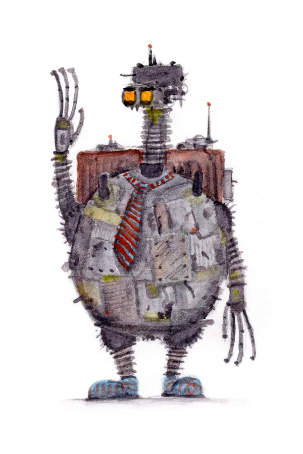 Rob, watercolor creature