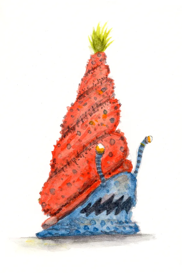Spugg, watercolor creature
