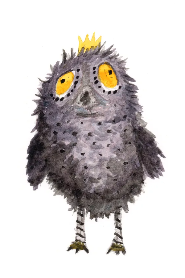 Unnamed, watercolor creature