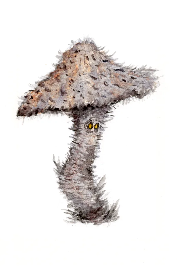 Unnamed, watercolor creature